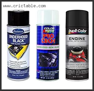 best best paint for engine bay