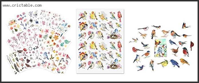 best bird stickers for scrapbooking