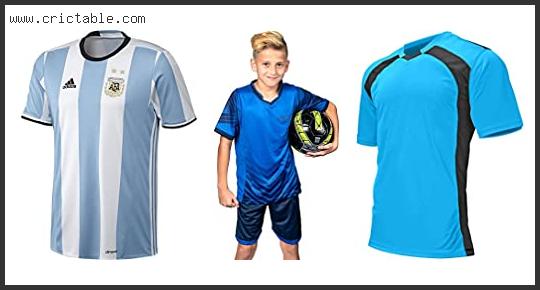 best black and blue soccer jersey