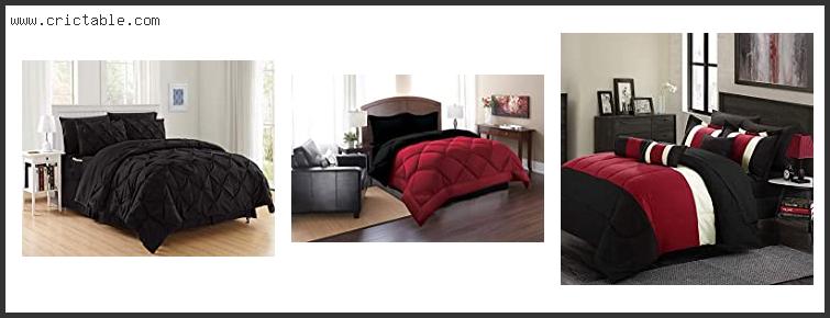 best black and burgundy comforter set