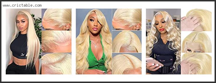 best blonde lace front wigs