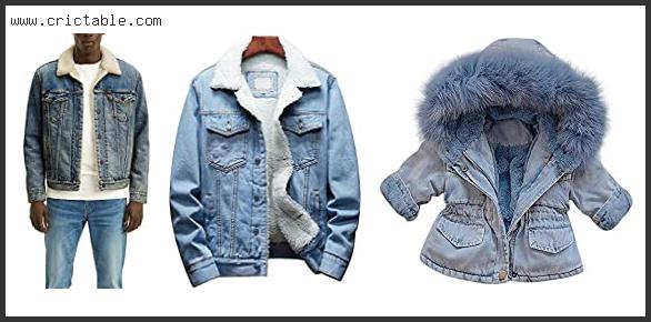 best blue jean jacket with fur