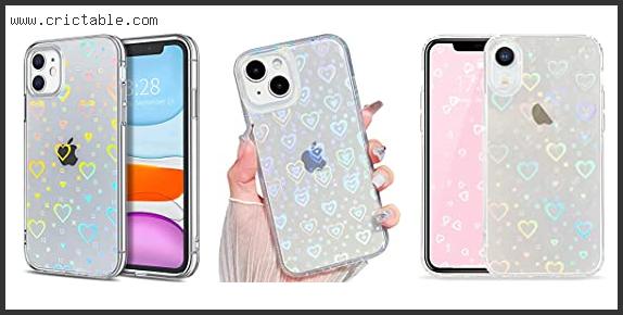 best clear phone case with hearts
