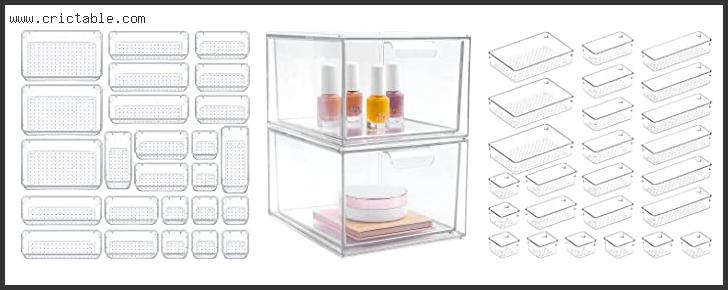 best clear plastic drawer organizer