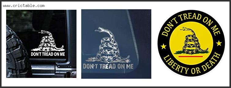 best dont tread on me window decal
