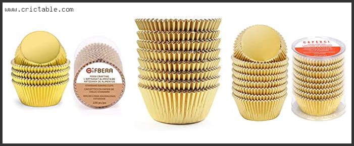 best gold foil cupcake liners