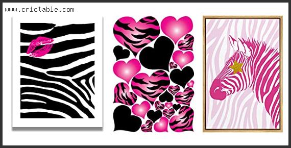 best hot pink zebra wall decor