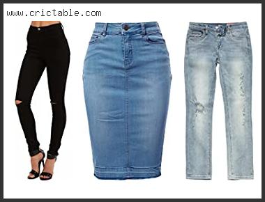 best jeans with knee slits