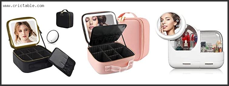 best makeup case with lights and mirror