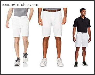best mens white golf shorts