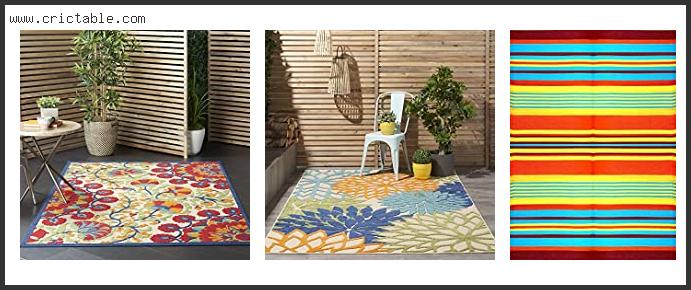 best multi color outdoor rug