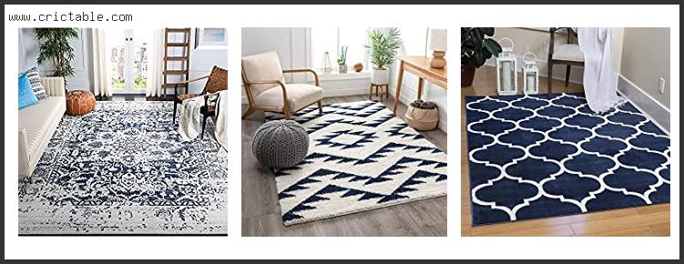 best navy and white area rugs
