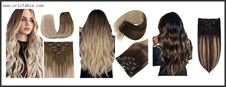 best ombre clip in hair extensions