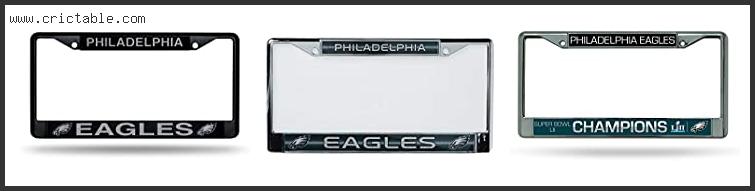 best philadelphia eagles license plate frame