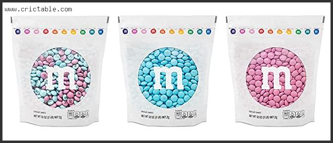 best pink and blue m&ms for gender reveal