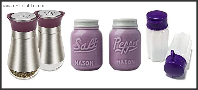 best purple salt and pepper shakers