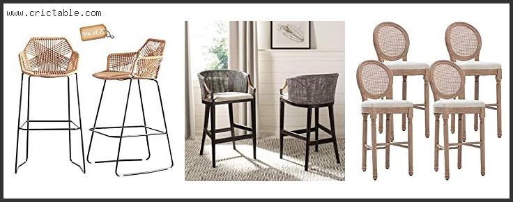 best rattan bar stools with backs