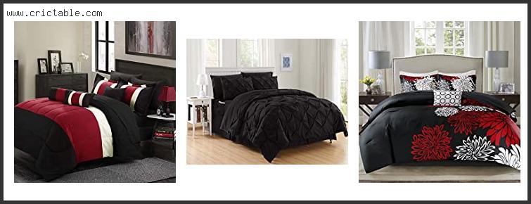 best red and black comforter set