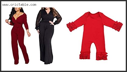 best red jumpsuit long sleeve