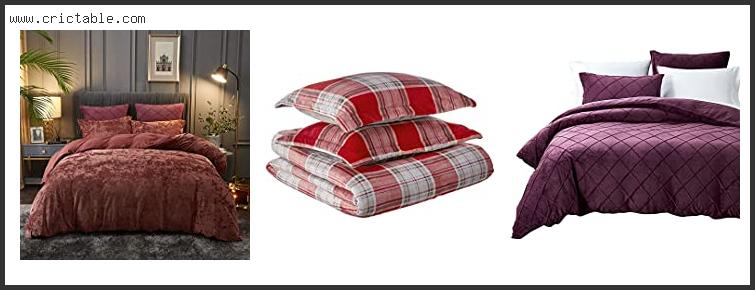 best red velvet comforter set