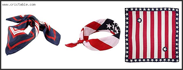 best red white and blue scarves