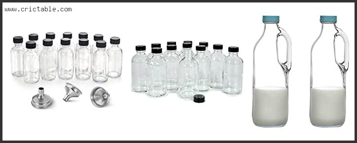 best small glass bottles for liquid