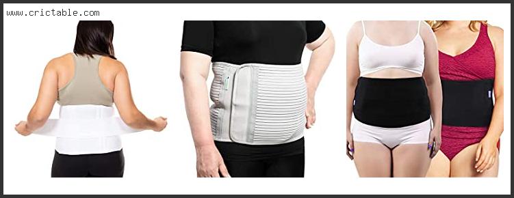 best stomach support for obese
