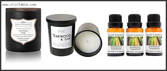 best teakwood and oak candle