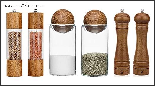 best wooden salt and pepper shakers