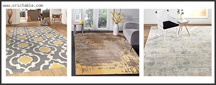 best yellow and gray area rug
