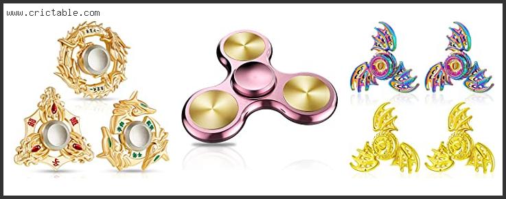 best fidget spinner gold metal