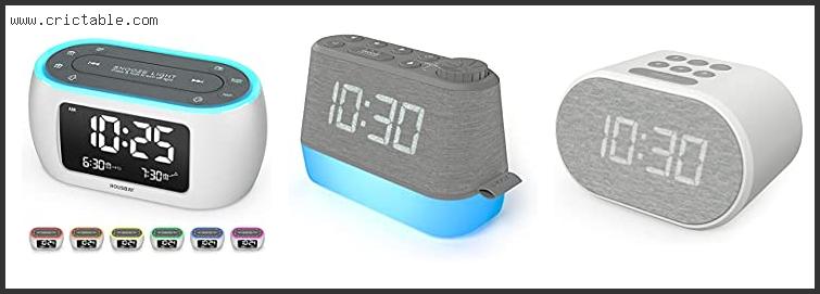 best white radio alarm clock