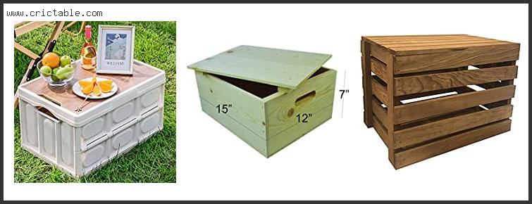 best wooden crate with lid